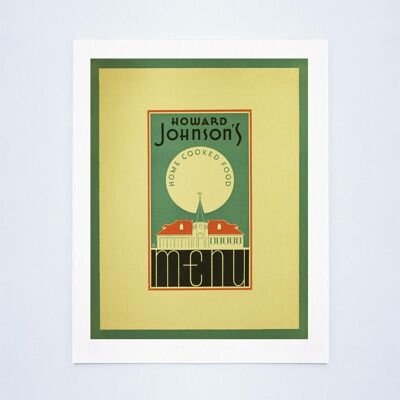 Howard Johnson's, New England, 1940s/1950s - A3+ (329x483mm, 13x19 inch) Archival Print (Unframed)