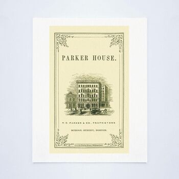 Parker House, Boston 1860 - impression d'archives A2 (420 x 594 mm) (sans cadre) 1