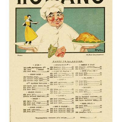 Romano, París 1923 - Impresión de archivo A2 (420x594 mm) (sin marco)