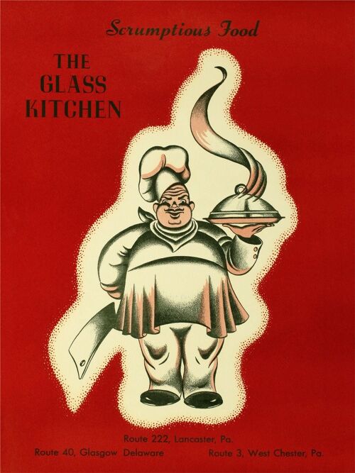 The Glass Kitchen, Pennsylvania/Delaware 1948 - A4 (210x297mm) Archival Print (Unframed)