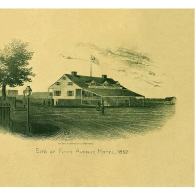 Fifth Avenue Hotel, Madison Cottage Cover, New York (circa)1900 - A4 (210x297mm) Archival Print (Unframed)