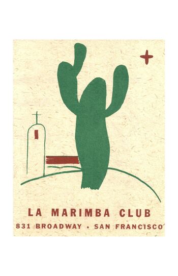 La Marimba Club, San Francisco des années 1930 - A3 (297x420mm) impression d'archives (sans cadre) 1