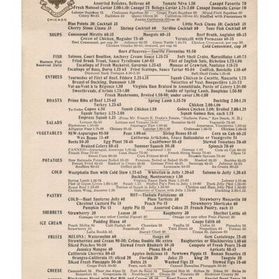 The Blackstone, Chicago 1916 - A3+ (329 x 483 mm, 13 x 19 Zoll) Archivdruck (ungerahmt)