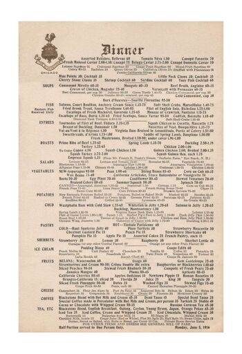 The Blackstone, Chicago 1916 - impression d'archives 50x76cm (20x30 pouces) (sans cadre) 1