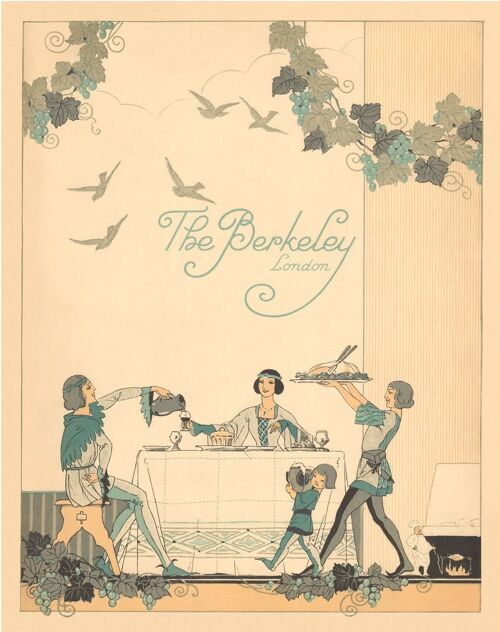 The Berkeley Hotel, London 1924 - A4 (210x297mm) Archival Print (Unframed)