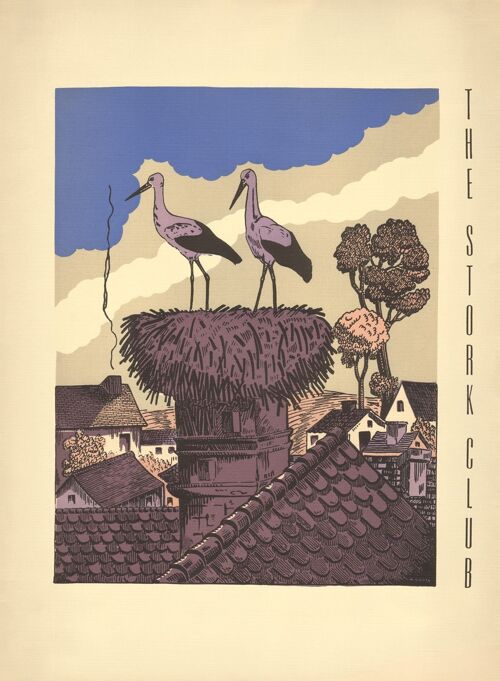 Stork Club, New York 1940 - A4 (210x297mm) Archival Print (Unframed)