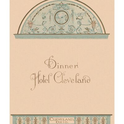 Hotel Cleveland, Cleveland 1919 - A2 (420 x 594 mm) Archivdruck (ungerahmt)
