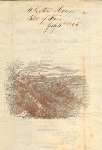 Clifton House, Niagara Falls, 1855 - A3 (297x420mm) impression d'archives (sans cadre) 3