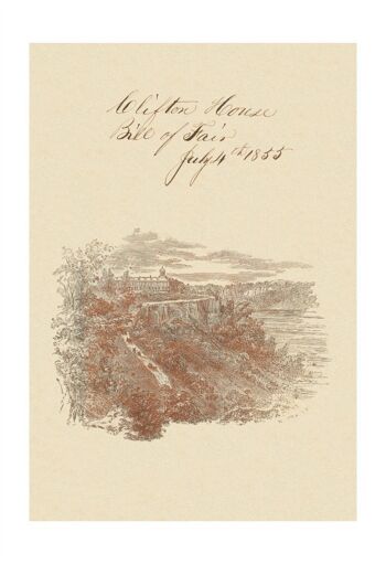 Clifton House, Niagara Falls, 1855 - A3+ (329x483mm, 13x19 pouces) impression d'archives (sans cadre) 1