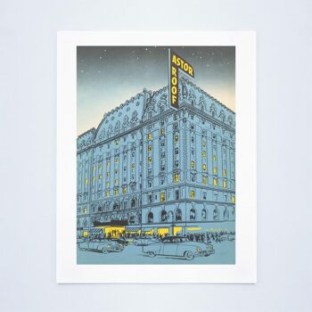 Hôtel Astor, New York 1953 - A1 (594x840mm) impression d'archives (sans cadre) 4