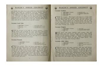 Baker's Coconut, 1914 - A4 (210x297mm) impression d'archives (sans cadre) 5