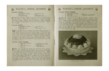 Baker's Coconut, 1914 - A4 (210x297mm) impression d'archives (sans cadre) 6