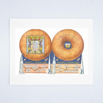 Mayflower Donuts Double Cover, Expositions universelles de San Francisco et de New York, 1939 - A4 (210x297mm) Impression d'archives (Sans cadre) 3