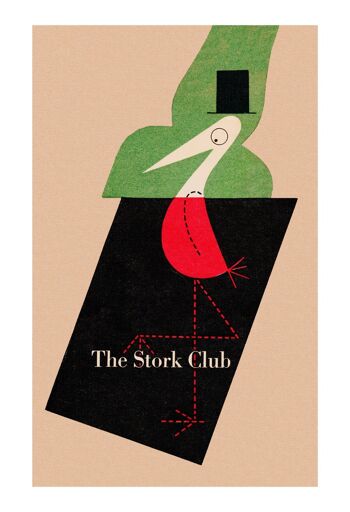The Stork Club, New York, 1946 Paul Rand Book Cover - A3+ (329 x 483 mm, 13 x 19 pouces) impression d'archives (sans cadre) 2