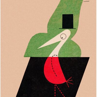 The Stork Club, New York, 1946 Paul Rand Book Cover - A2 (420x594mm) Archival Print (Unframed)
