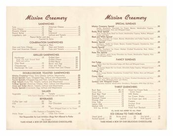 Mission Creamery, San Francisco des années 1950 - A4 (210x297mm) impression d'archives (sans cadre) 2
