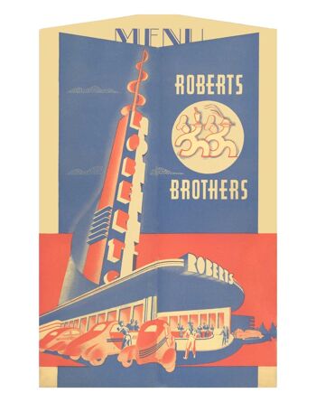 Roberts Brothers, Los Angeles des années 1930 - A2 (420 x 594 mm) impression d'archives (sans cadre) 1