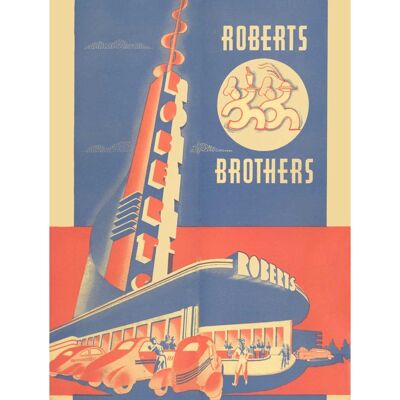 Roberts Brothers, Los Angeles 1930s - A2 (420x594mm) Archival Print (Unframed)
