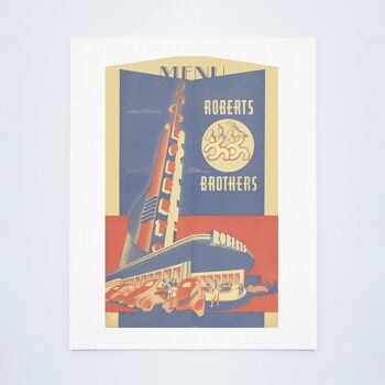 Roberts Brothers, Los Angeles des années 1930 - A2 (420 x 594 mm) impression d'archives (sans cadre) 4