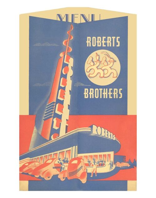 Roberts Brothers, Los Angeles 1930s - A1 (594x840mm) Archival Print (Unframed)