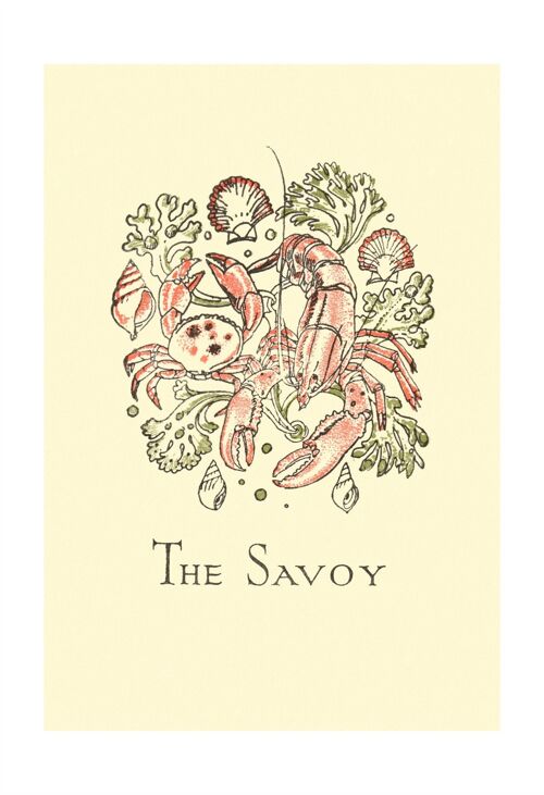 The Savoy River Restaurant, London 1975 - 50x76cm (20x30 inch) Archival Print (Unframed)
