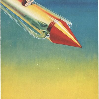 New Year's Rocket, Cumberland Hotel, London 1935 - A4 (210x297mm) Archival Print (Unframed)