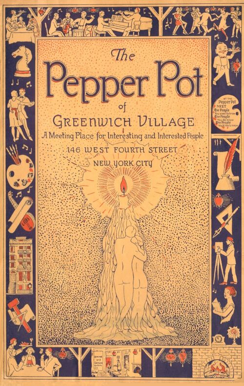 Pepper Pot, New York 1920s - 50x76cm (20x30 inch) Archival Print (Unframed)