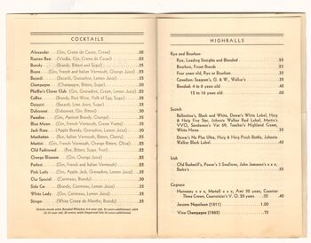 Pfeiffer's Russian Bar Buffalo, New York des années 1940 - A3 (297x420mm) impression d'archives (sans cadre) 2