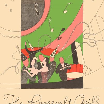 The Roosevelt Grill, New York 1946 - A3+ (329x483mm, 13x19 inch) Archival Print (Unframed)