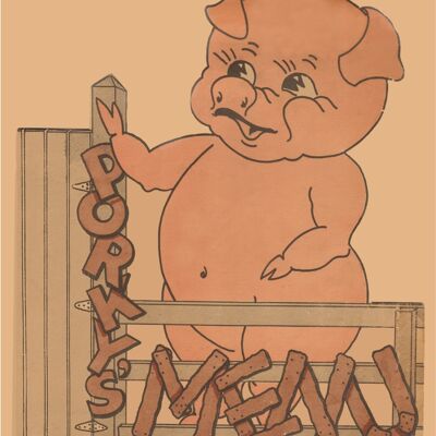 Porky's, San Petersburgo 1946 - Impresión de archivo A2 (420x594 mm) (sin marco)