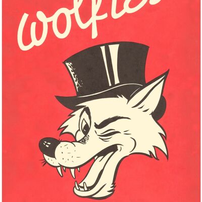 Wolfies Fort Lauderdale, 1950er Jahre - 50 x 76 cm (20 x 30 Zoll) Archivdruck (ungerahmt)
