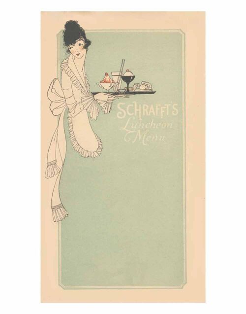 Schrafft's, New York 1920 - A4 (210x297mm) Archival Print (Unframed)