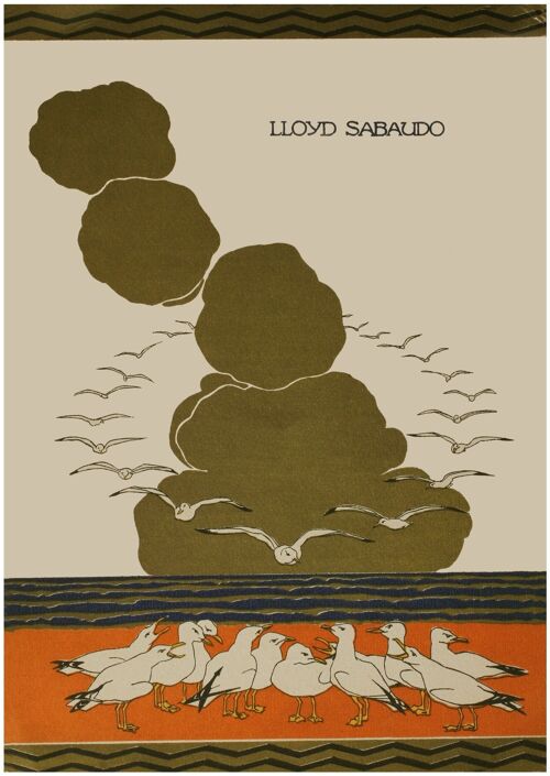 Lloyd Sabaudo 1927 Menu Artwork - A3+ (329x483mm, 13x19 inch) Archival Print (Unframed)