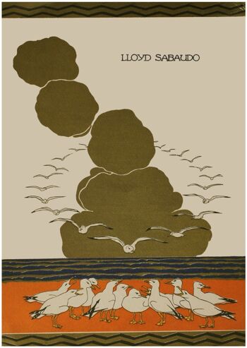 Lloyd Sabaudo 1927 Menu oeuvre - A2 (420 x 594 mm) impression d'archives (sans cadre) 1