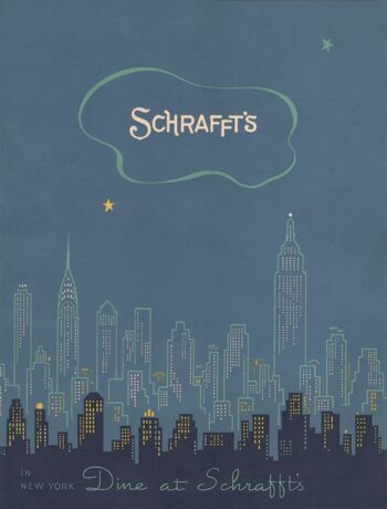 Schrafft's, New York 1939 - A2 (420x594mm) impression d'archives (sans cadre) 1