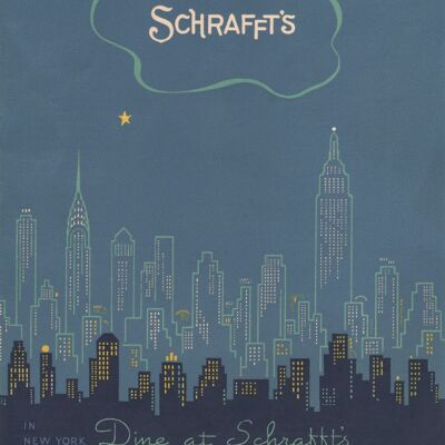 Schrafft's, New York 1939 - A2 (420x594mm) Archival Print (Unframed)