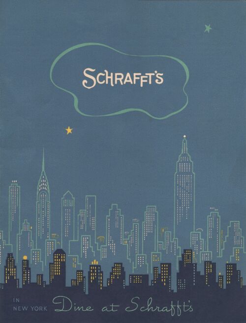 Schrafft's, New York 1939 - 50x76cm (20x30 inch) Archival Print (Unframed)