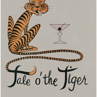 Tale O' The Tiger, Fort Lauderdale 1960er Jahre - A4 (210 x 297 mm) Archivdruck (ungerahmt)