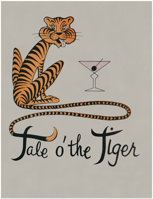 Tale O' The Tiger, Fort Lauderdale 1960s - A3+ (329x483mm, 13x19 inch) Archival Print (Unframed)