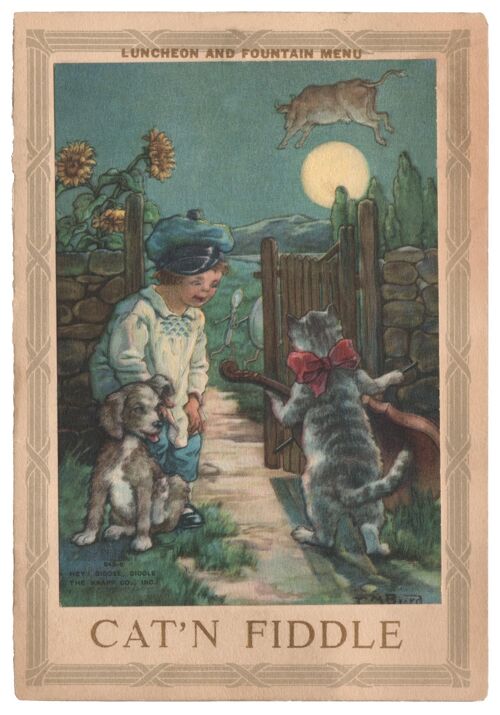 Cat ‘N Fiddle, Portland OR circa 1920* - A3+ (329x483mm, 13x19 inch) Archival Print (Unframed)