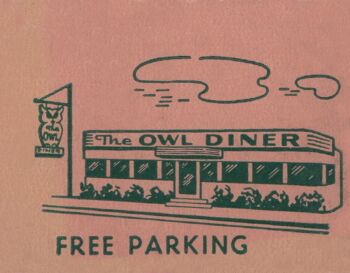 Owl Diner, Clearwater 1948 - 21 x 21 cm (environ 8 x 8 pouces) impression d'archives (sans cadre) 2