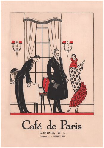 Café De Paris, Londres des années 1920 - A4 (210x297mm) impression d'archives (sans cadre) 1