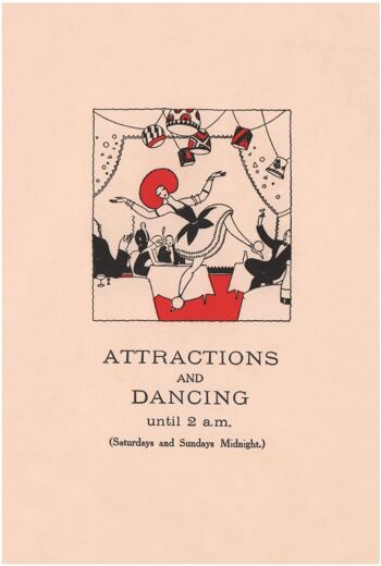 Café De Paris Attractions, Londres des années 1920 - A4 (210x297mm) impression d'archives (sans cadre) 1