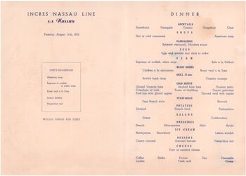 S.S. Nassau 1953 - A3 (297x420mm) impression d'archives (sans cadre) 2