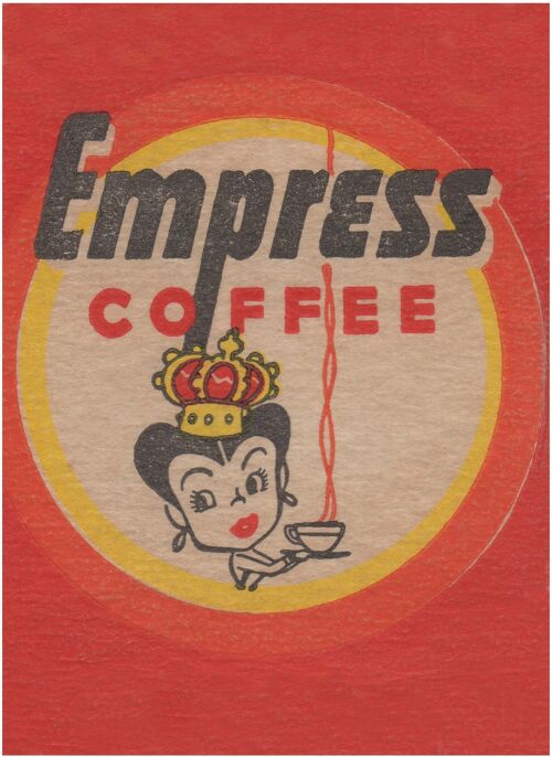 Empress Coffee, WW2 Era - A4 (210x297mm) Archival Print (Unframed)