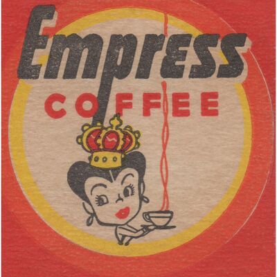 Empress Coffee, era de la Segunda Guerra Mundial - A3 (297x420 mm) Impresión de archivo (sin marco)