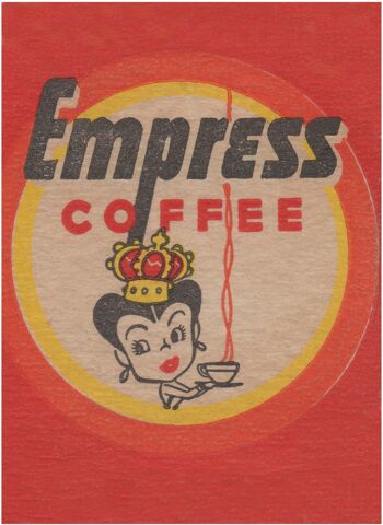 Empress Coffee, WW2 Era - A3 + (329 x 483 mm, 13 x 19 pouces) impression d'archives (sans cadre)