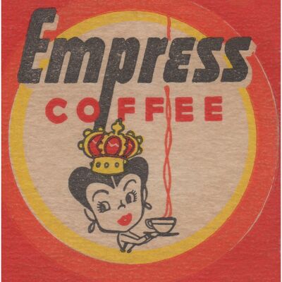 Empress Coffee, WW2 Era - 50x76cm (20x30 inch) Archival Print (Unframed)