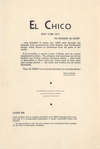 El Chico, New York 1939 - A1 (594x840mm) impression d'archives (sans cadre) 2