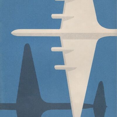 Pan American Clipper 1940s - Front - A4 (210x297mm) Archival Print(s) (Unframed)